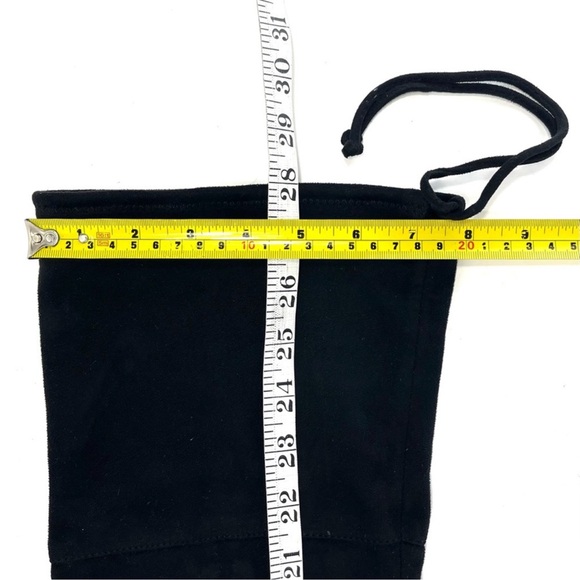 Aldo Vegan Suede Pointed Toe Thigh High Heeled Zip Boots - Picture 8 of 10